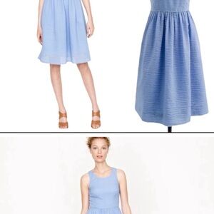 NWT- Vintage Seersucker Fit & Flare  JCrew Dress